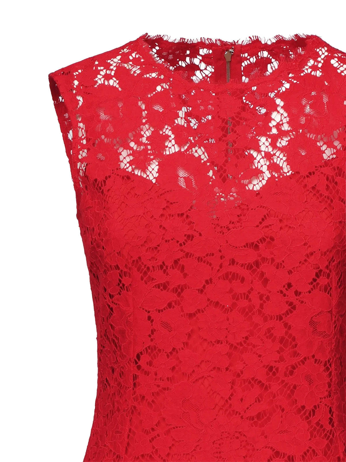 Vestido de encaje floral de Dolce & Gabbana
