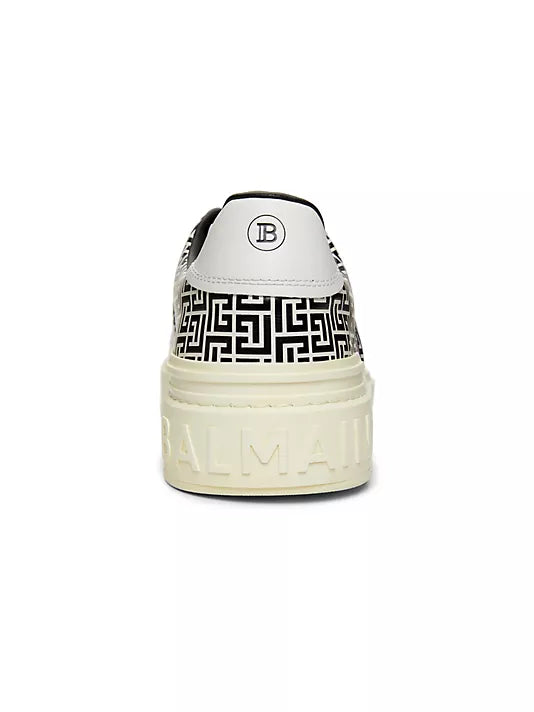 Balmain Zapatillas bajas de cuero B-Court