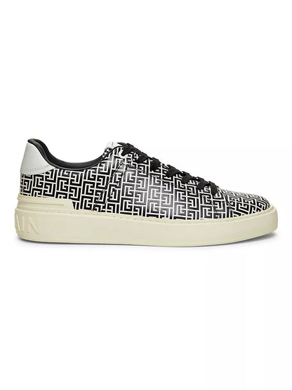 Balmain Zapatillas bajas de cuero B-Court