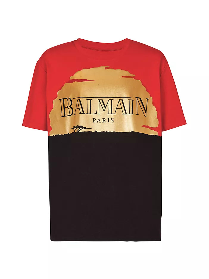 DISNEY X BALMAIN: CAMISETA EL REY LEÓN ATARDECER