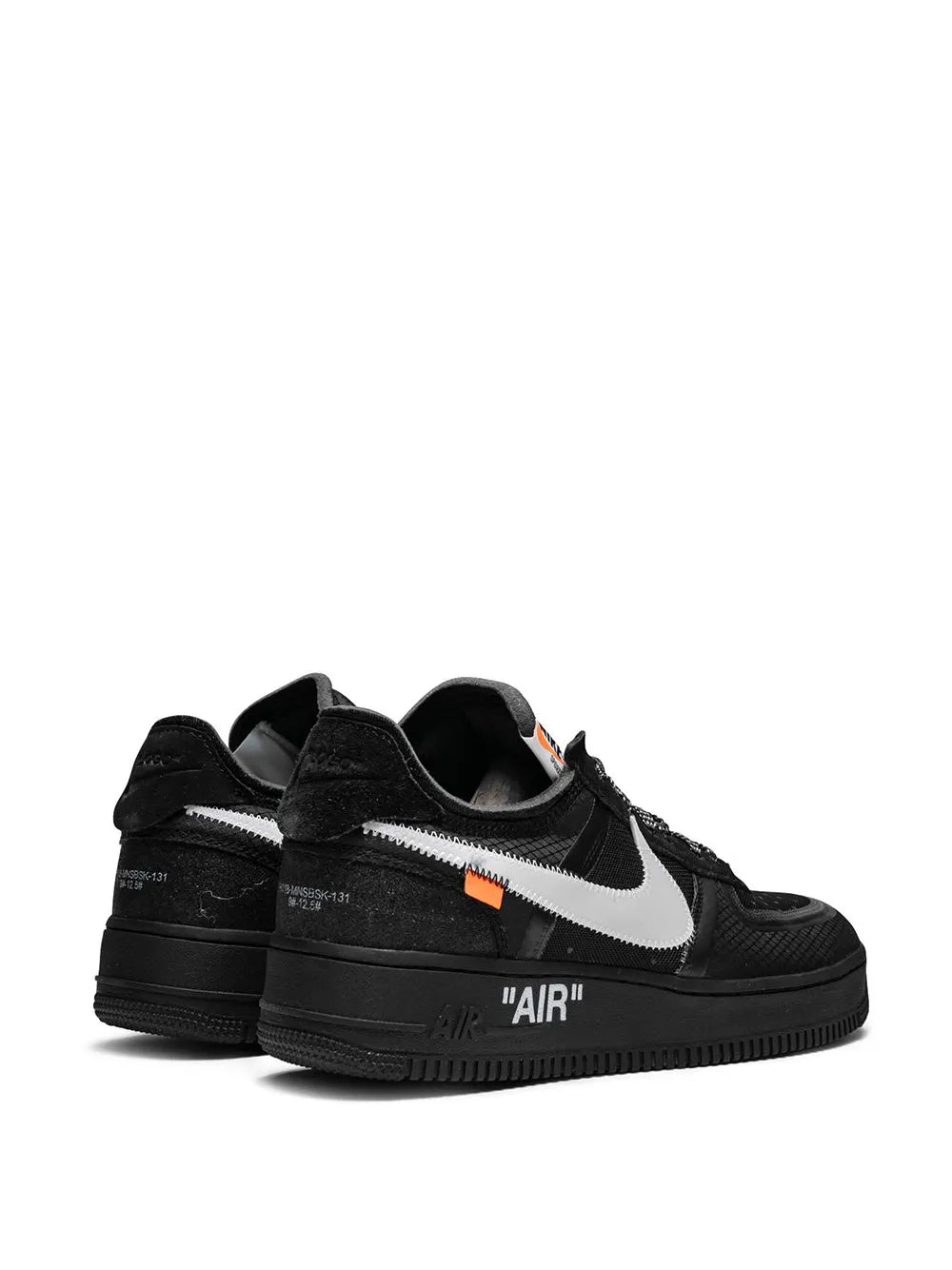 Nike x Off-White Las 10: zapatillas Air Force 1 Low "Black"