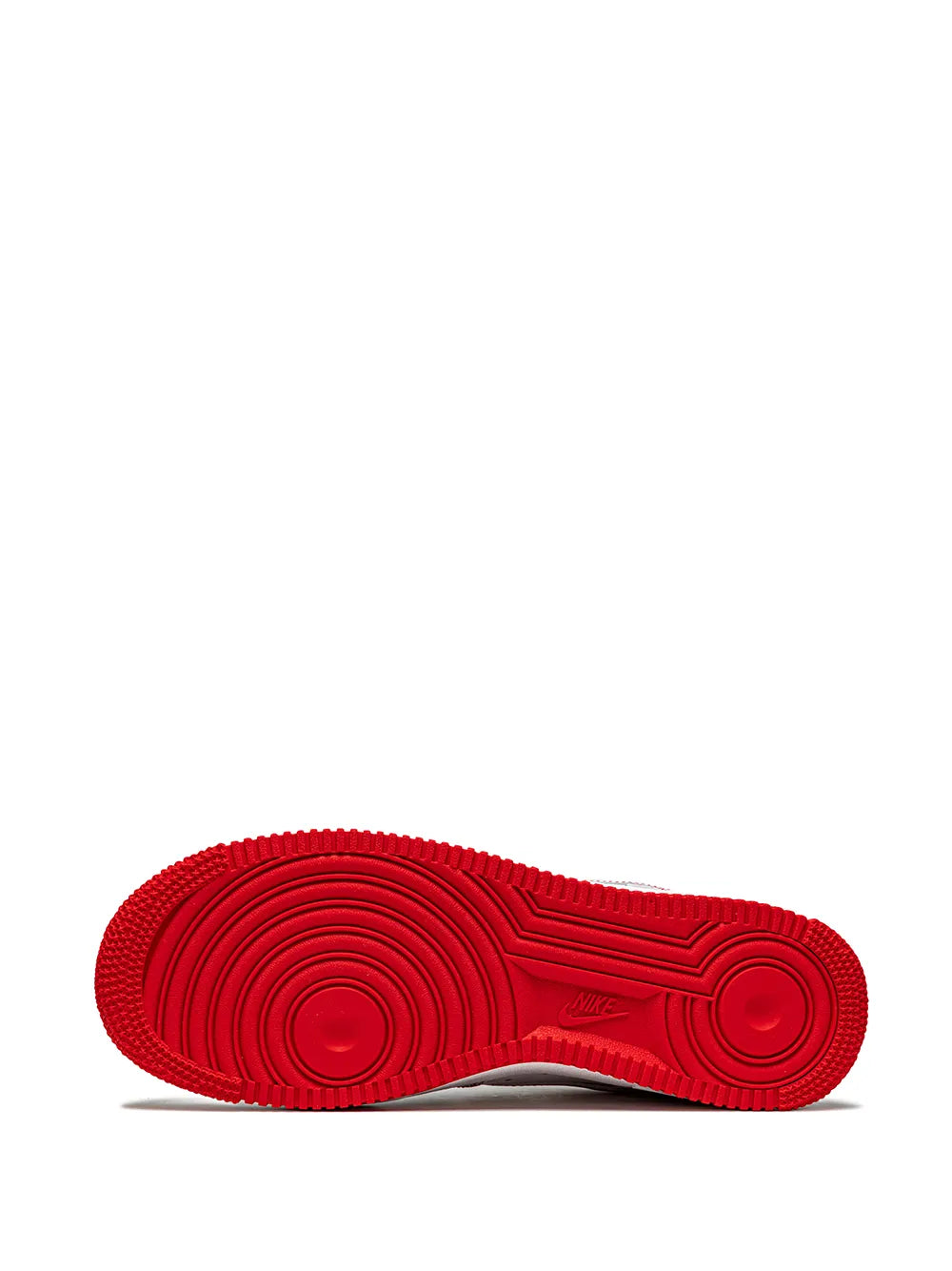 Nike Zapatillas Air Force 1 Low '07 "Contrast Stitch - Blanco/Rojo universitario"