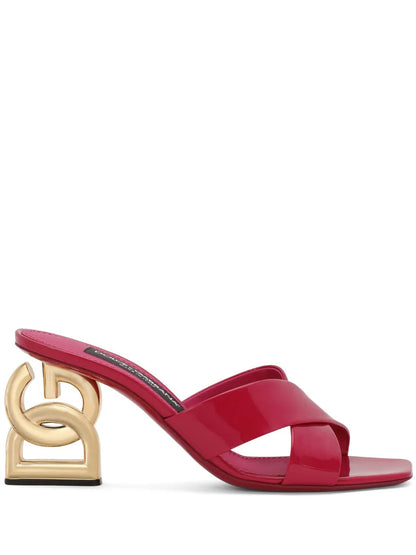 Dolce & Gabbana Sandalias con tacón DG de 3,5 mm y 75 mm