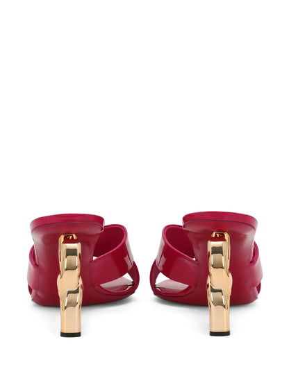 Dolce & Gabbana Sandalias con tacón DG de 3,5 mm y 75 mm