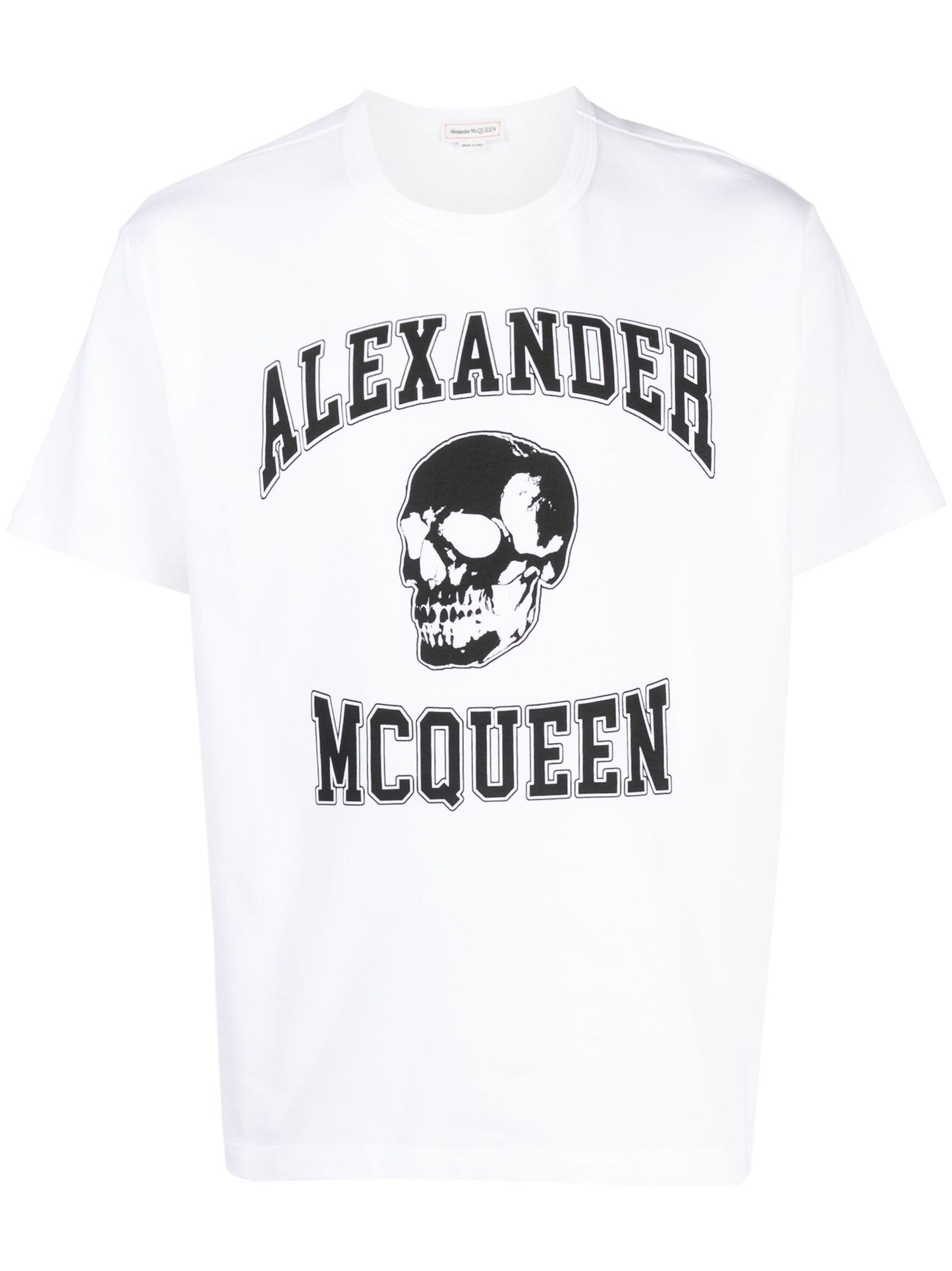 Alexander McQueen Camiseta con estampado de logotipo de calavera