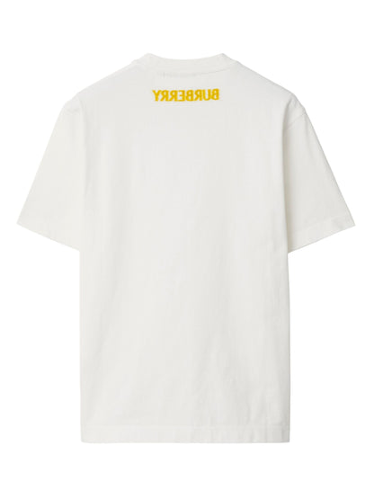 Burberry Camiseta de algodón del caballero ecuestre