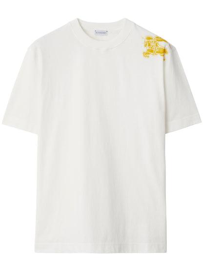 Burberry Camiseta de algodón del caballero ecuestre
