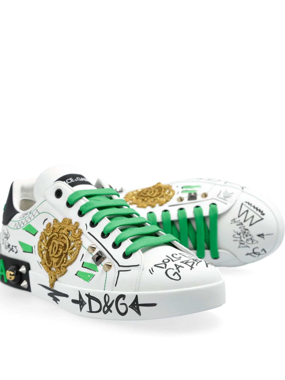 Dolce & Gabbana Zapatillas con parche de logo