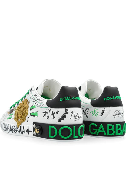 Dolce & Gabbana Zapatillas con parche de logo