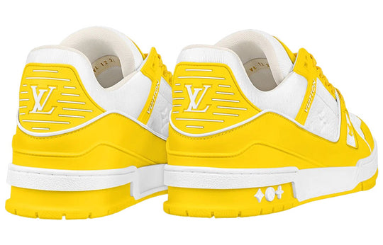 LOUIS VUITTON LV TRAINER 'WHITE YELLOW' 1AA6XM