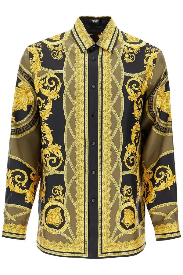 Versace camisa de seda La Coupe des Dieux