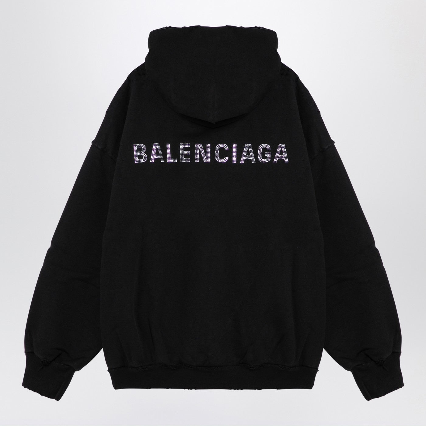 Balenciaga Balenciaga Back Black Hoodie With Wear