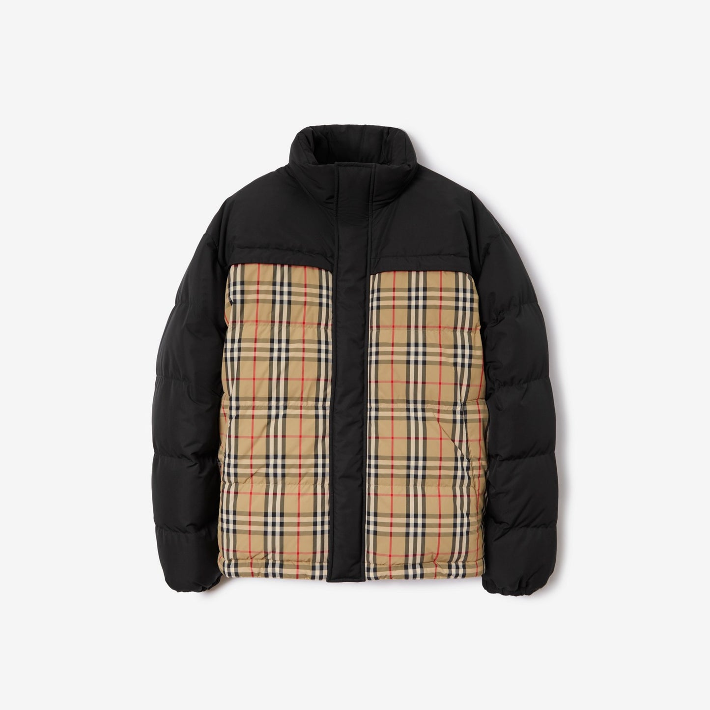 Reversible Check Puffer Jacket