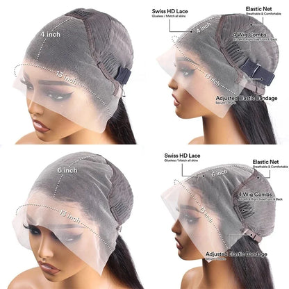 blonde lace front wig human hair 613 hd lace frontal wig 13x6 straight wigs