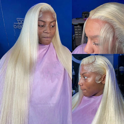 blonde lace front wig human hair 613 hd lace frontal wig 13x6 straight wigs