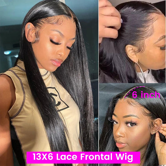 Wig 4x4 Lace  13x6 Lace Human Hair Wigs For Black Women