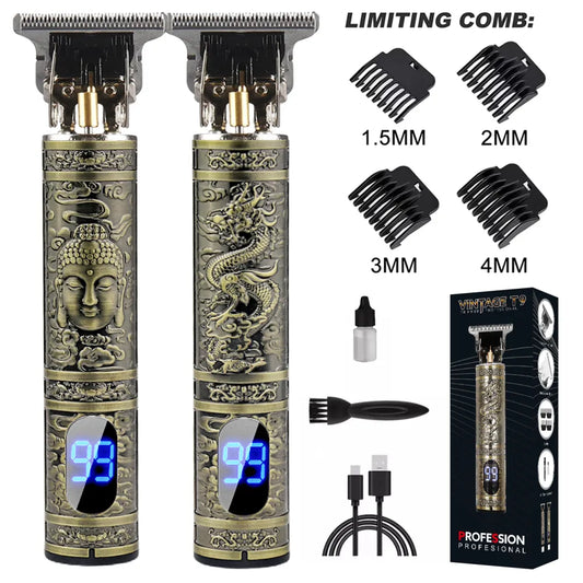 T9 Electric Hairber 0mm Shaver Hair Trimer Machine Man