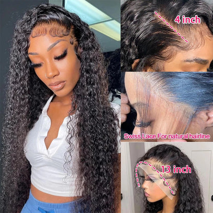 13x4 13x6 Lace Frontal Human Hair Wigs 5x5 Glueless Wigs 4x4 Lace Wig